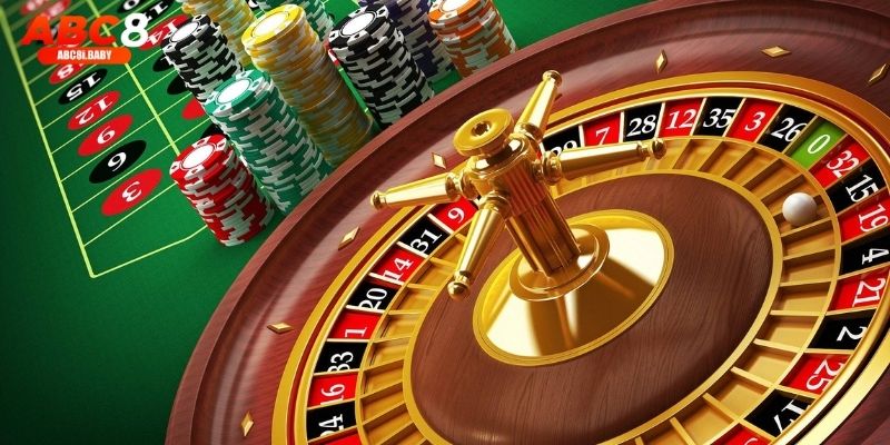 Giao diện Roulette trực tuyến tại ABC8 với thiết kế hiện đại